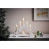 5 LED White Star Christmas Candle Bridge (Battery Operated) -CHRISTMAS LIGHTS SHOP 12838399 7754831965426582