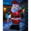 8ft Santa With North Pole Sign Christmas Inflatable 1 8ft Santa With North Pole Sign Christmas Inflatable -CHRISTMAS LIGHTS SHOP 12838404 1244985908819488