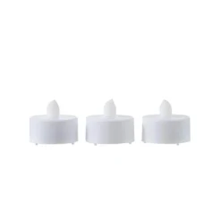 White LED Christmas Tea Lights - 6 Pack (Battery Operated)