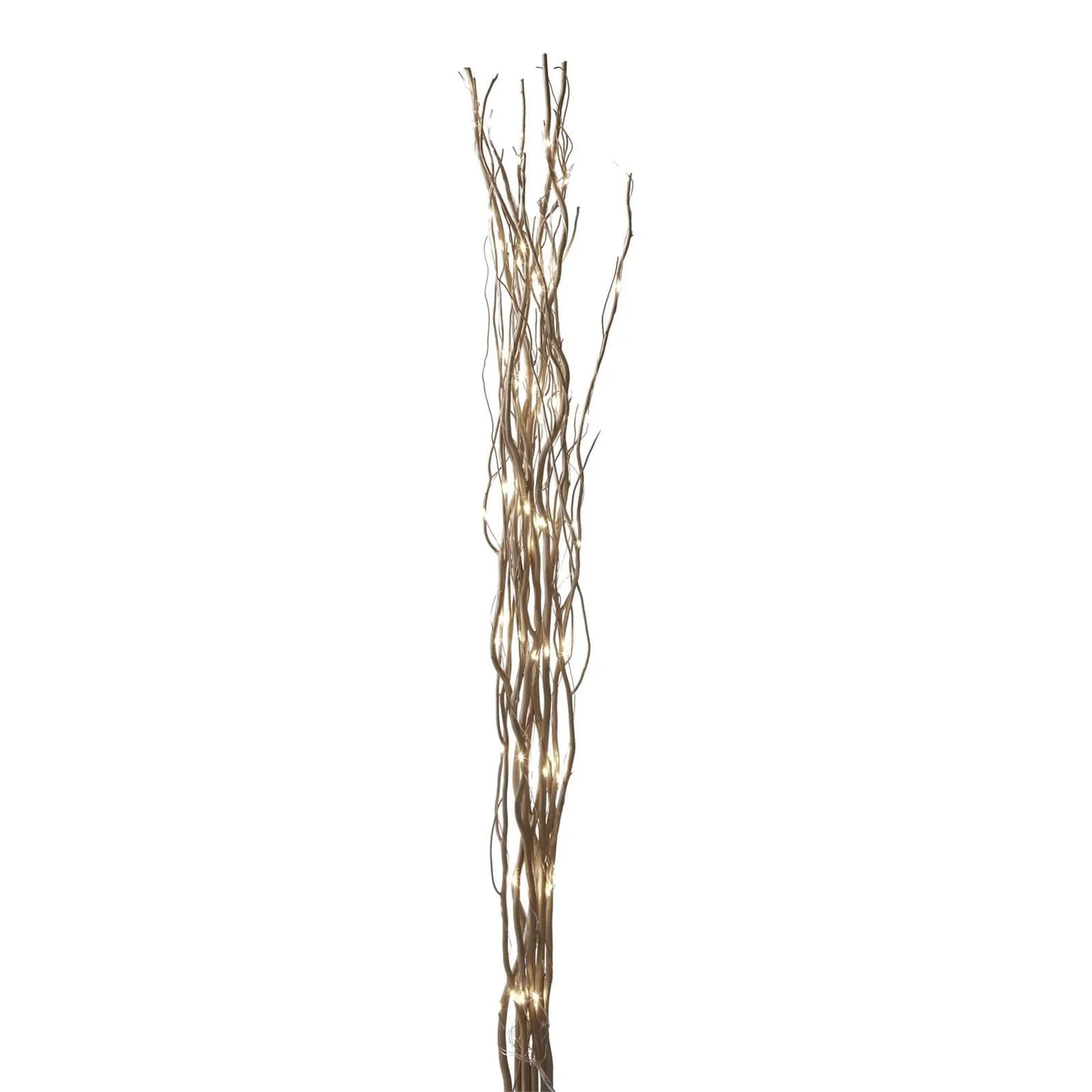 Silver Twig Copper Wire Christmas Lights (Battery Operated) - 100cm 3 Silver Twig Copper Wire Christmas Lights (Battery Operated) - 100cm