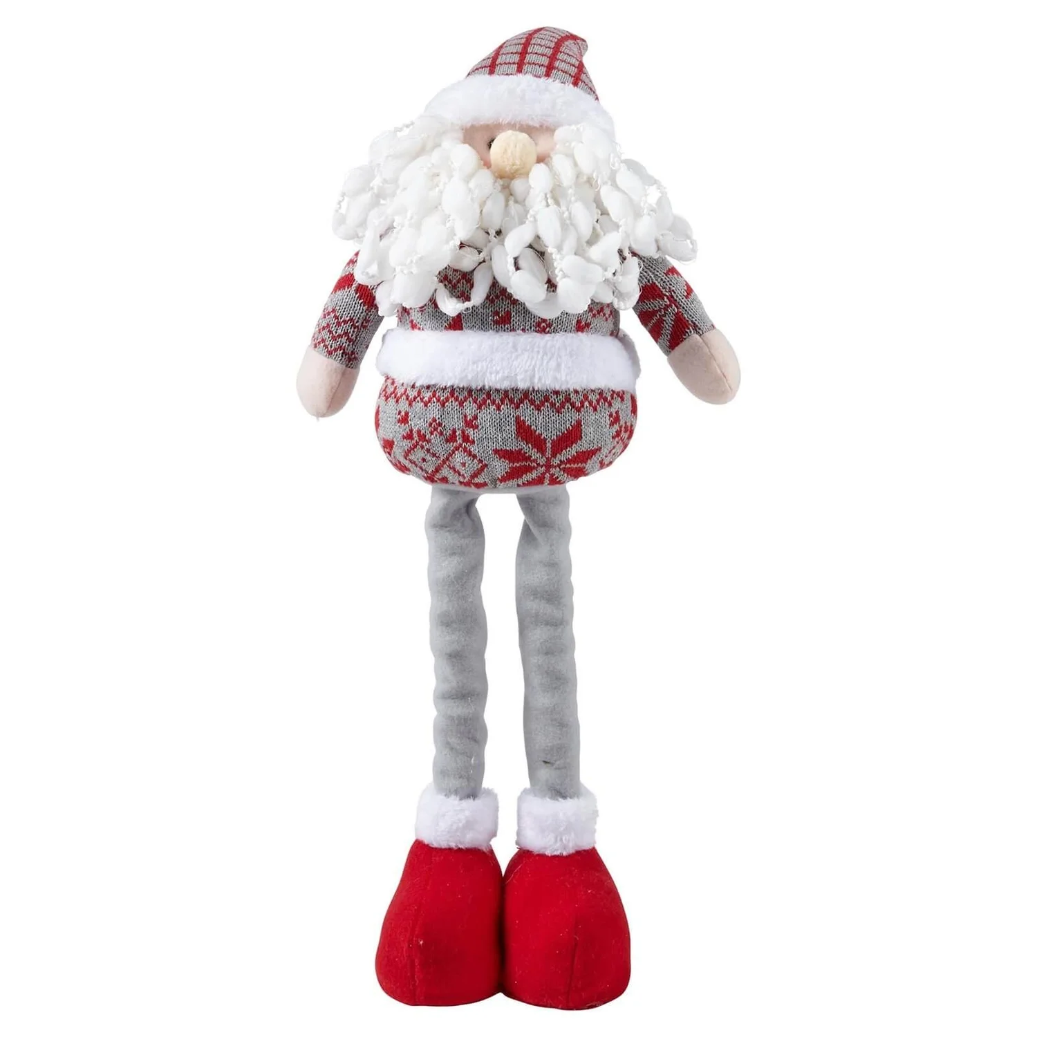 Extendable Santa Christmas Decoration - 45cm 4 Extendable Santa Christmas Decoration - 45cm - Image 2