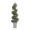 5ft Spiral Pre-lit Potted Christmas Tree -CHRISTMAS LIGHTS SHOP 12916656 7684884028446216