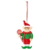 Clay Girl And Boy Elf Hanging Christmas Tree Decoration - Assortment -CHRISTMAS LIGHTS SHOP 12919372 1784884039826824