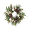 Natural Cone And Gold Bauble Christmas Wreath - 50cm -CHRISTMAS LIGHTS SHOP 12934059 1304884027776781