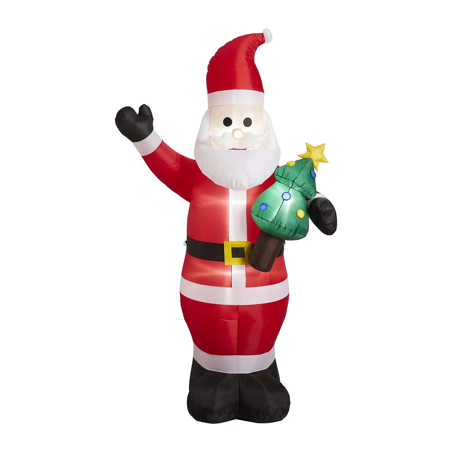 10ft Santa With Christmas Tree Inflatable 4 10ft Santa With Christmas Tree Inflatable - Image 2