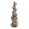 Red Berry & Cone Christmas Tree Decoration With Lights - 55cm -CHRISTMAS LIGHTS SHOP 12941019 1194884027916731