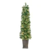 5ft Cashmere Potted Pre-lit Artificial Christmas Tree