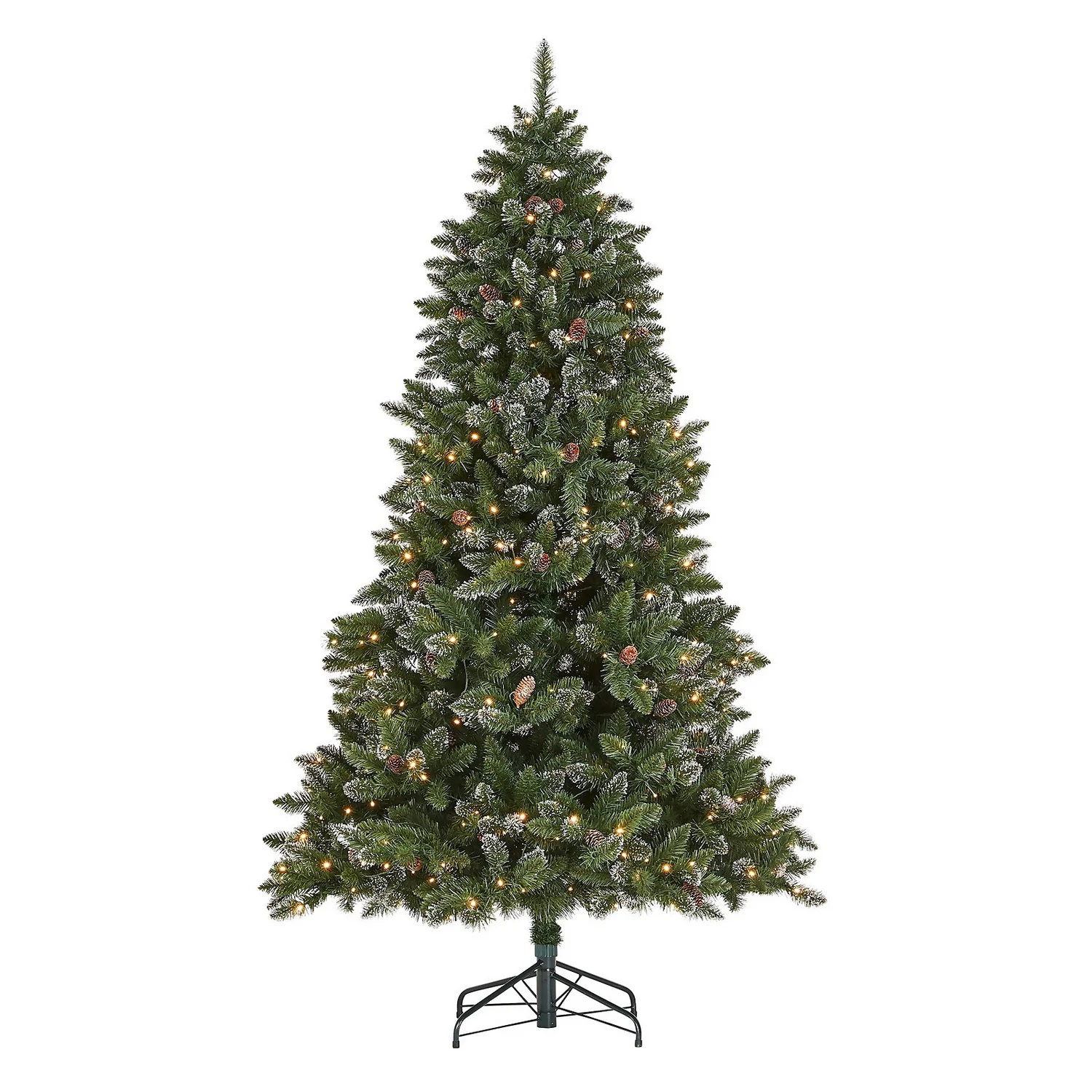 7ft Danube Premium Pre-lit Artificial Christmas Tree 3 7ft Danube Premium Pre-lit Artificial Christmas Tree