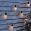 10 Twinkling Cone Copper Wire LED Connectable Outdoor Christmas String Lights - Warm White -CHRISTMAS LIGHTS SHOP 13695716 1884982767303593
