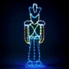 Nutcracker LED Multicolour Outdoor Christmas Rope Light - 90cm