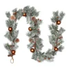 Snowy Bauble, Pinecone & Cinnamon Christmas Garland - 180cm -CHRISTMAS LIGHTS SHOP 13700354 6904984276200318