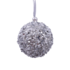 Silver Sequin Christmas Tree Bauble - 100mm -CHRISTMAS LIGHTS SHOP 13700365 7714984312932318