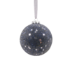 Pewter Beaded Shatterproof Christmas Tree Bauble - 90mm -CHRISTMAS LIGHTS SHOP 13700377 1464984313282226