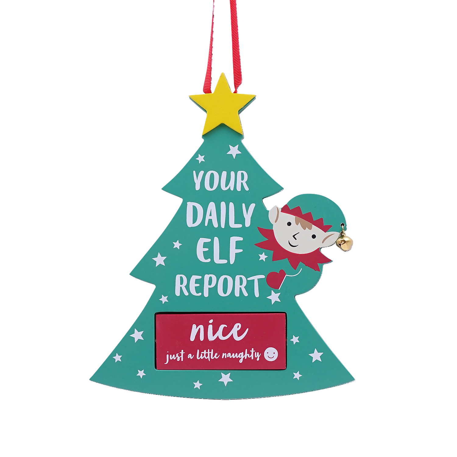 Elf Report Christmas Tree Decoration 2 Elf Report Christmas Tree Decoration