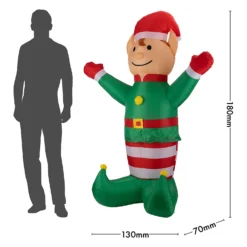 6ft Elf Christmas Inflatable 14 6ft Elf Christmas Inflatable -CHRISTMAS LIGHTS SHOP 13700642 6864966107954750