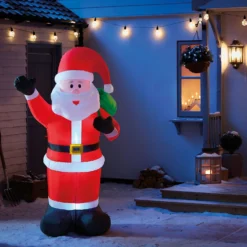 6ft Santa With Sack Christmas Inflatable 12 6ft Santa With Sack Christmas Inflatable -CHRISTMAS LIGHTS SHOP 13700643 1314966107785376