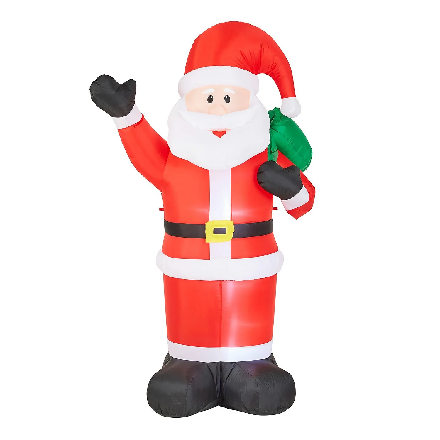 6ft Santa With Sack Christmas Inflatable 4 6ft Santa With Sack Christmas Inflatable - Image 2