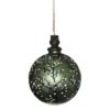Green Forest Glass Christmas Tree Bauble - 90mm 1 Green Forest Glass Christmas Tree Bauble - 90mm -CHRISTMAS LIGHTS SHOP 13711107 5514985909302140