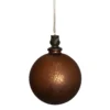 Mottled Copper Glass Christmas Tree Bauble - 90mm 2 Mottled Copper Glass Christmas Tree Bauble - 90mm -CHRISTMAS LIGHTS SHOP 13711108 1594985909373447