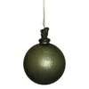 Mottled Green Glass Christmas Tree Bauble - 90mm -CHRISTMAS LIGHTS SHOP 13711109 6814985908925517