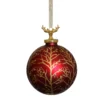 Red Forest Stag Glass Christmas Tree Bauble - 90mm 1 Red Forest Stag Glass Christmas Tree Bauble - 90mm -CHRISTMAS LIGHTS SHOP 13711118 4714985909095893