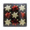 Country Gathering Stars Christmas Tree Decorations - Pack Of 9 -CHRISTMAS LIGHTS SHOP 13714942 2034984563032040