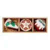 Festive Food Glass Christmas Tree Decoration Set - Pack Of 3 -CHRISTMAS LIGHTS SHOP 13715878 1434984563118413