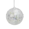 Jewels Clear Glass Christmas Tree Bauble - 100mm 2 Jewels Clear Glass Christmas Tree Bauble - 100mm -CHRISTMAS LIGHTS SHOP 13715887 2114984563085596