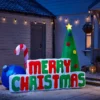 6ft Merry Christmas Inflatable -CHRISTMAS LIGHTS SHOP 13720584 2354983733455747