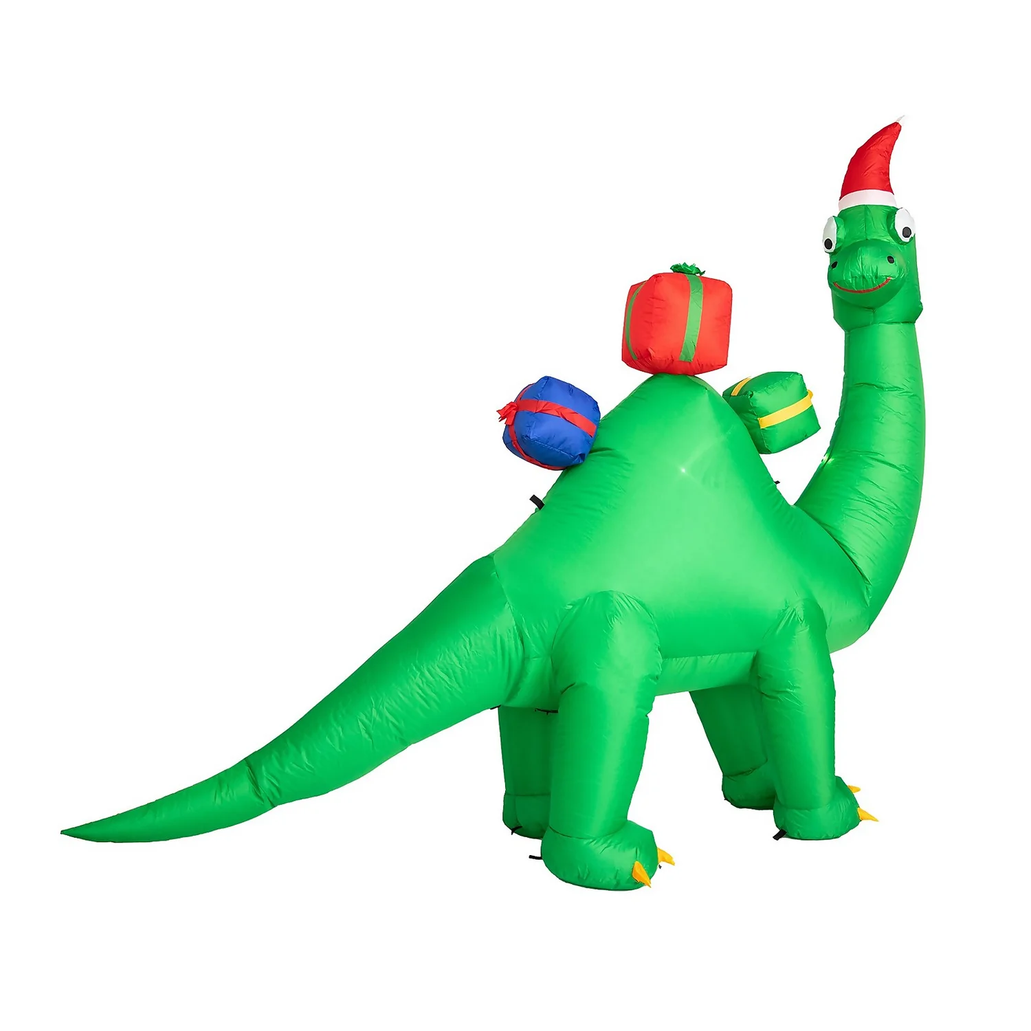7ft Large Dinosaur Christmas Inflatable 4 7ft Large Dinosaur Christmas Inflatable - Image 2