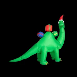 7ft Large Dinosaur Christmas Inflatable 7 7ft Large Dinosaur Christmas Inflatable -CHRISTMAS LIGHTS SHOP 13720587 5104982767712397