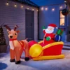 4ft Santa In Sleigh Christmas Inflatable -CHRISTMAS LIGHTS SHOP 13720588 1544982767430238