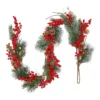 Natural Foliage With Red Berries Luxury Christmas Garland - 180cm -CHRISTMAS LIGHTS SHOP 13721766 1884984583859003