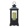 Black Christmas Lantern With LED Candle -CHRISTMAS LIGHTS SHOP 13733834 1634989490906083